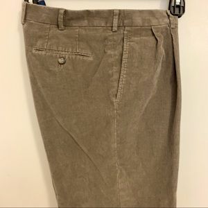 Men's Ralph Lauren Regular Fit Corduroy Double Reverse Pleated Dress Pants 36x30